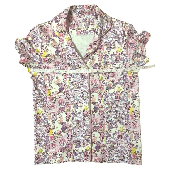 Roller Rabbit Love Shack Fancy Preppy Patchwork Polo Pajamas Size XS - Picture 8 of 16